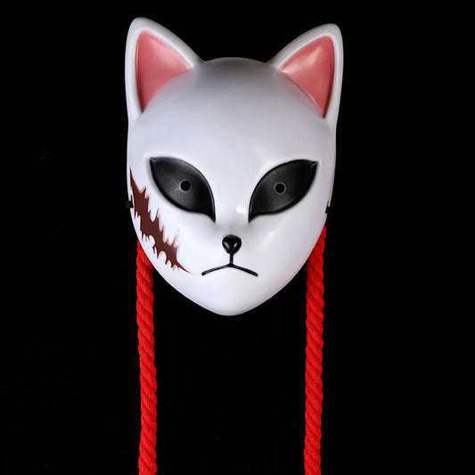 Anime Fox Mask – Japanese Style Plastic Cosplay Costume Mask