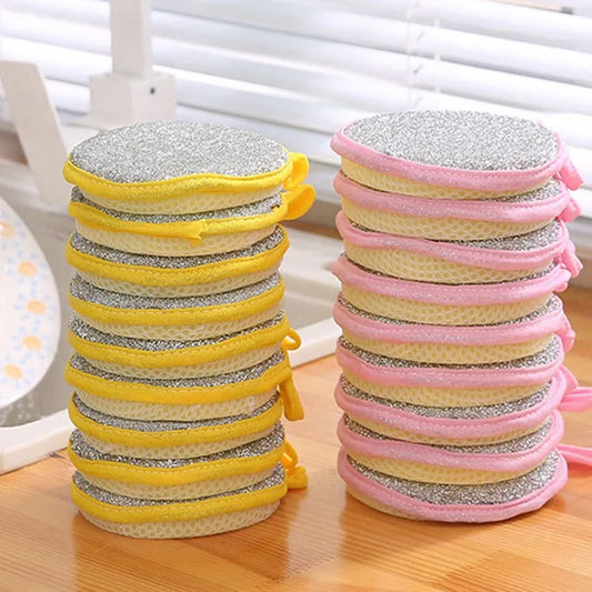 Double-Sided Dishwashing Sponge for Pots, Pans and Kitchen Cleaning