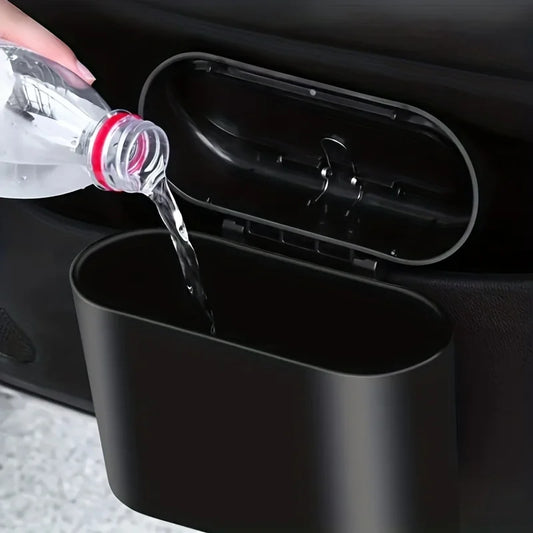 Car Trash Can – Mini Garbage Bin for Clean Car Interiors