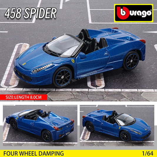 Die Cast Model Car 1:64 Alloy Collectible Sports Car