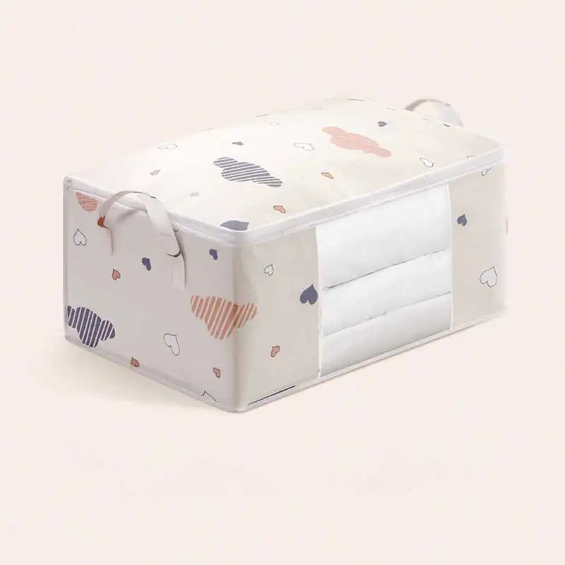 Quilt Storage Bag – Large Clothes Organizer for Home Storage