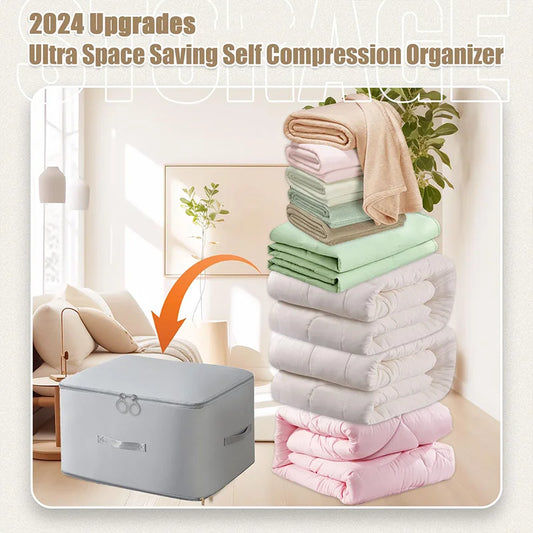 Vacuum Storage Bags – Space Saver Compression Organizer