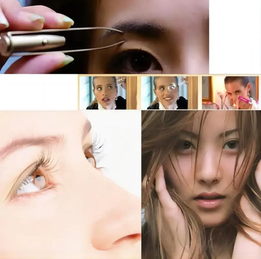LED Eyebrow Tweezer – Lighted Stainless Steel Precision Tweezers