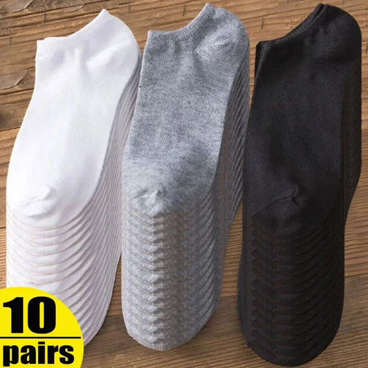 Ankle Socks Unisex Cotton Low Cut Sports Socks 5/10 Pairs