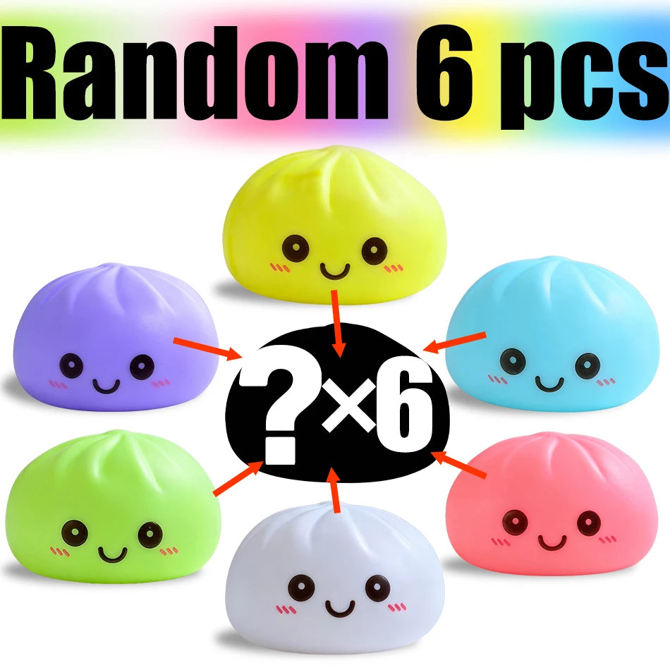 Dumpling Night Light, 8cm LED Cute Desktop Lamp