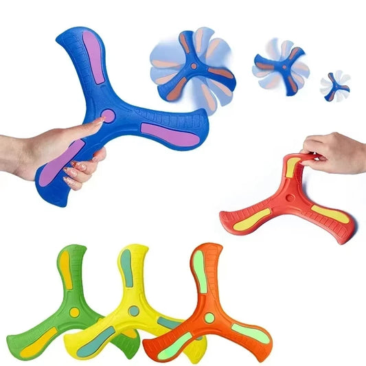 Light Up Boomerang – Soft Foam Flying Disc for Outdoor Play
