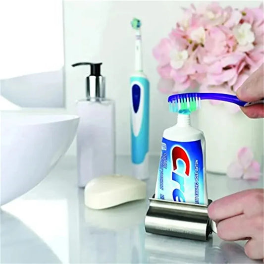 Toothpaste Tube Squeezer Stainless Steel Roller for Cosmetics