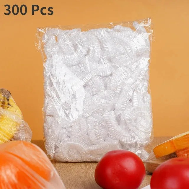 Disposable Food Covers Elastic Plastic Bowl Covers for Kitchen Storage
