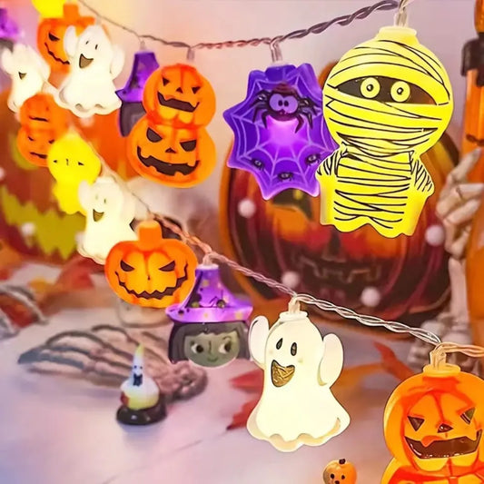 Halloween LED String Lights Battery Operated Holiday Decor