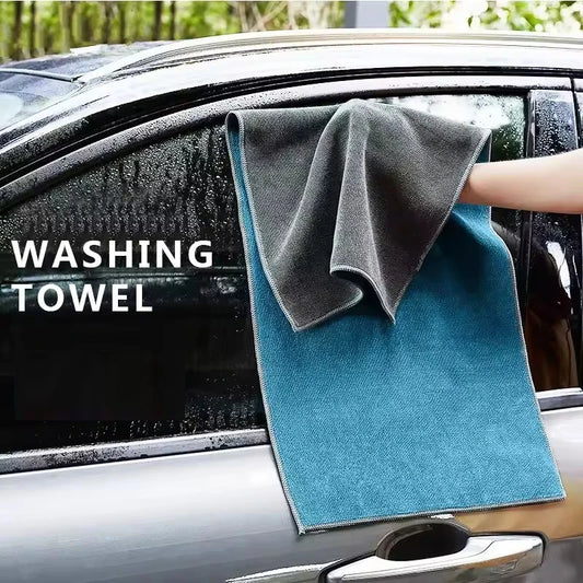 Microfiber Car Cleaning Towel Soft Double Layer Drying Cloth