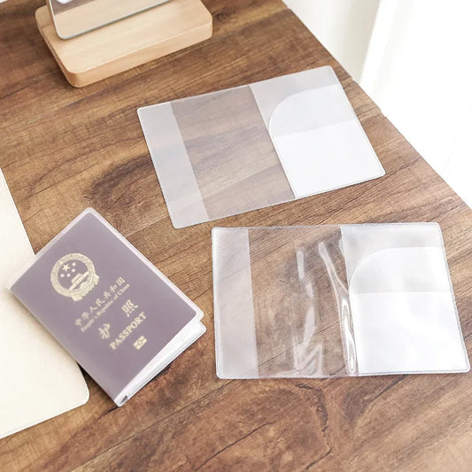 Passport Protective Cover – Frosted PVC Travel Document Holder