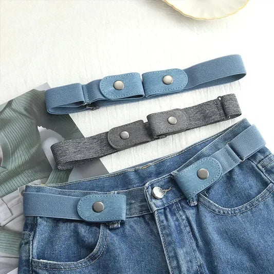 Buckle Free Belt Adjustable Elastic Waist Belt for Jeans and Pants