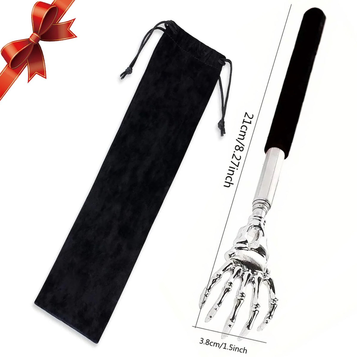 Extendable Back Scratcher – Telescopic Stainless Steel Massager