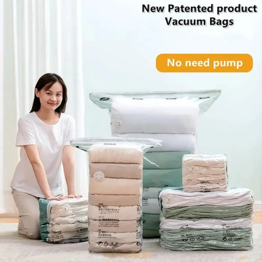 Vacuum Storage Bags – Reusable Compression Storage for Clothes