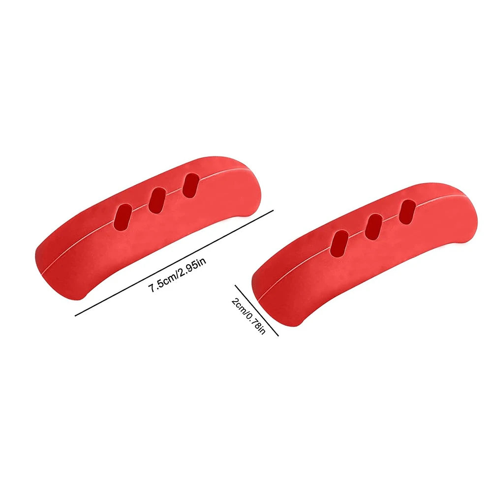 2 Pack Silicone Pan Handle Covers – Heat Resistant Grip Sleeves
