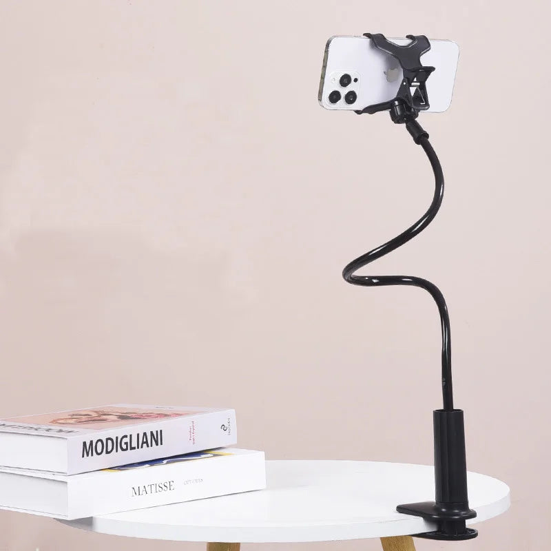 Flexible Phone Holder – Long Arm Gooseneck Bedside Clamp