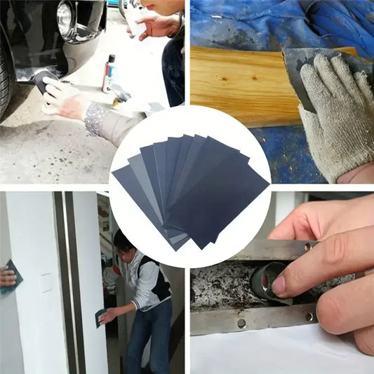 Wet Dry Sandpaper Set – 15PCS Assorted Grit Silicon Carbide Sheets