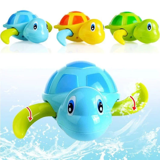 Wind Up Bath Toy – Cute Turtle Clockwork Water Toy