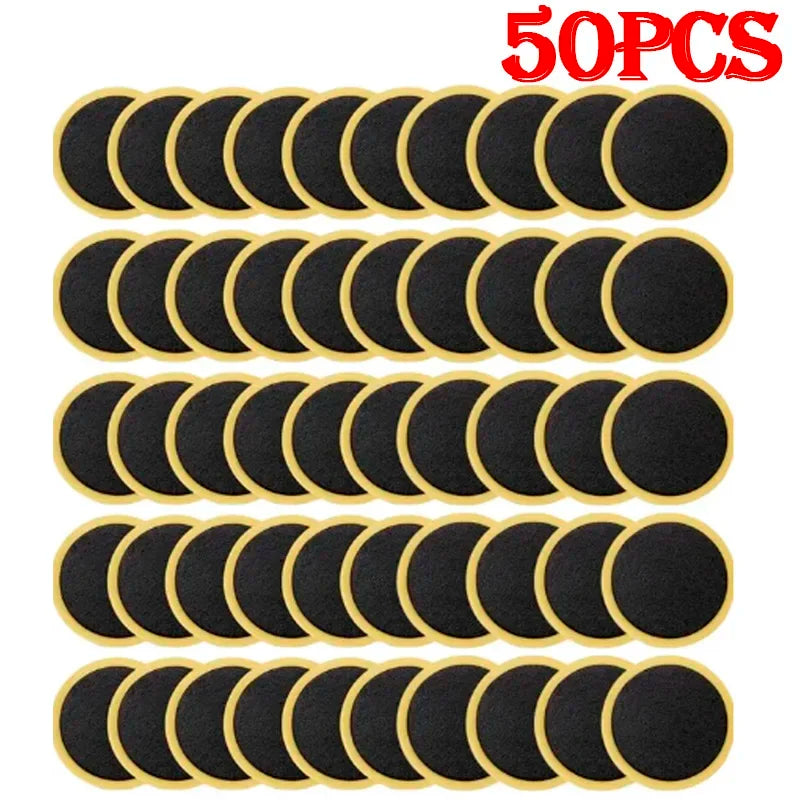 Bike Tire Repair Patches Glue-Free Quick Fix Puncture Patch Set