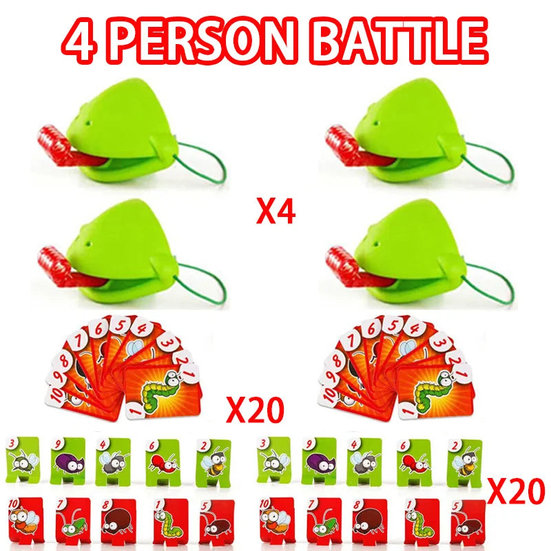 Frog Tongue Game – Funny Card Board Game for Family Parties