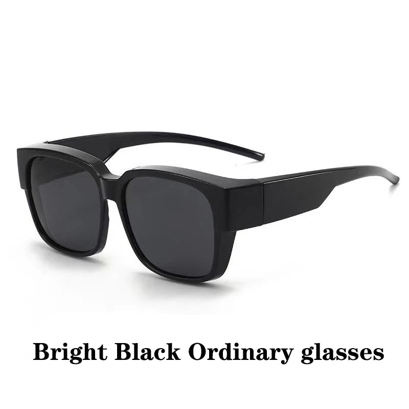 Cover Over Sunglasses for Prescription Glasses – Polarized Square Eyewear