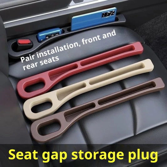 Car Seat Gap Filler with Storage Organizer, 2-Piece Set