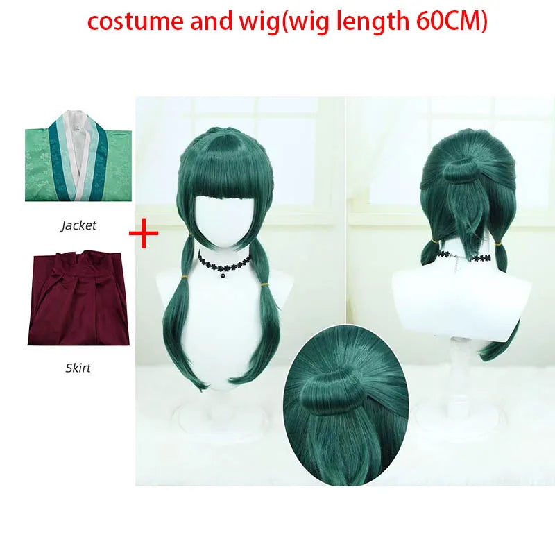 Women’s Anime Cosplay Costume – Kimono Top & Skirt Dress-Up Set