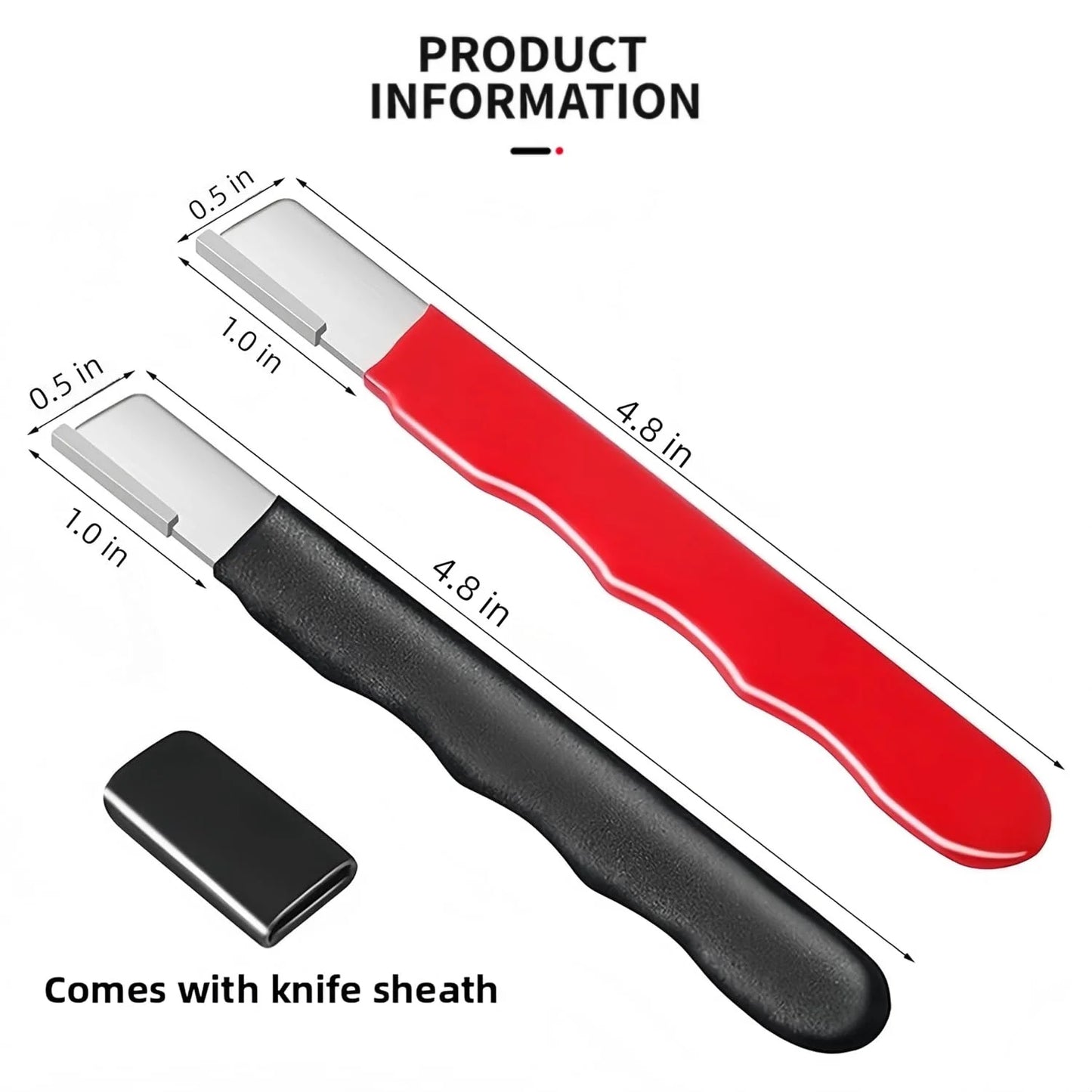 Knife and Scissors Sharpener – Portable Manual Blade Sharpening Tool