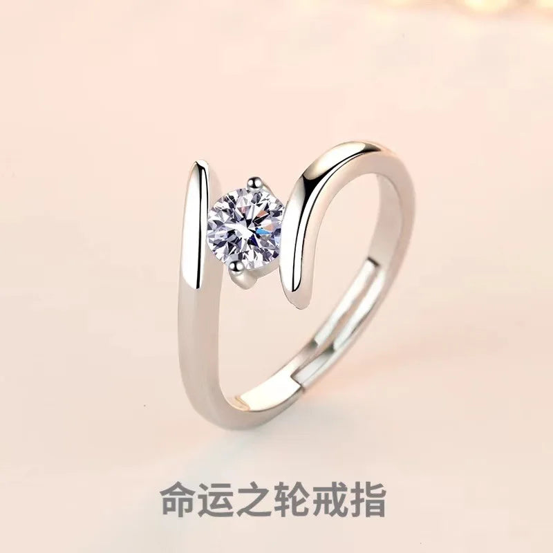 925 Sterling Silver Ring with Zircon for Women