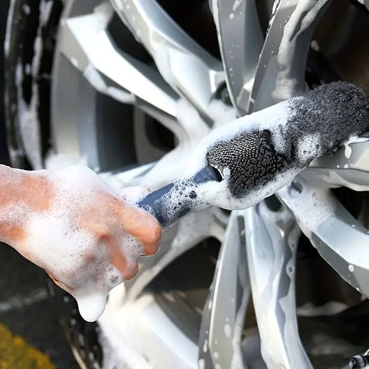Car Tire Brush for Wheel and Rim Cleaning