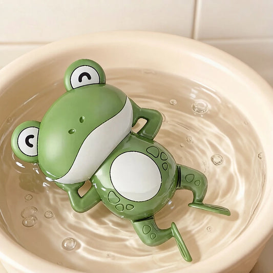 Wind Up Bath Toy – Swimming Frog Water Play Toy