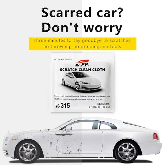 Car Scratch Remover Cloth for Minor Scuffs and Paint Polishing