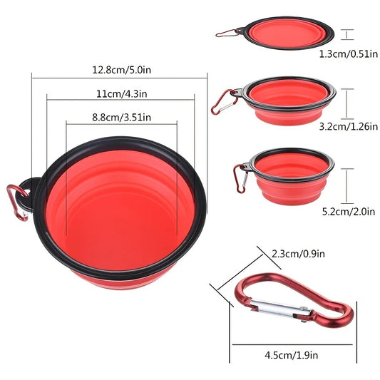 Collapsible Dog Bowl for Travel, Food and Water