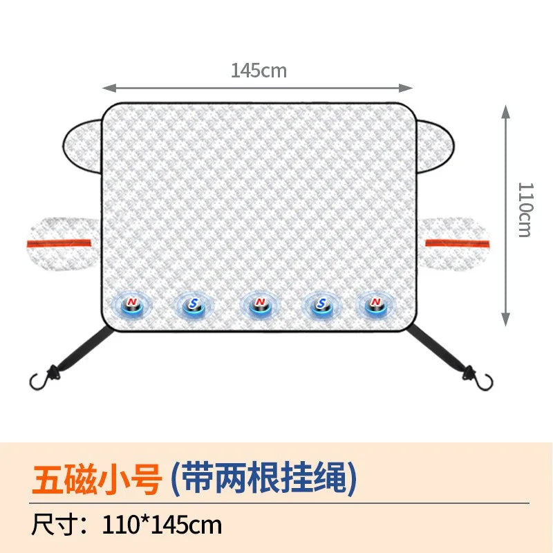 Car Windshield Sun Shade for Snow, Ice and UV Protection
