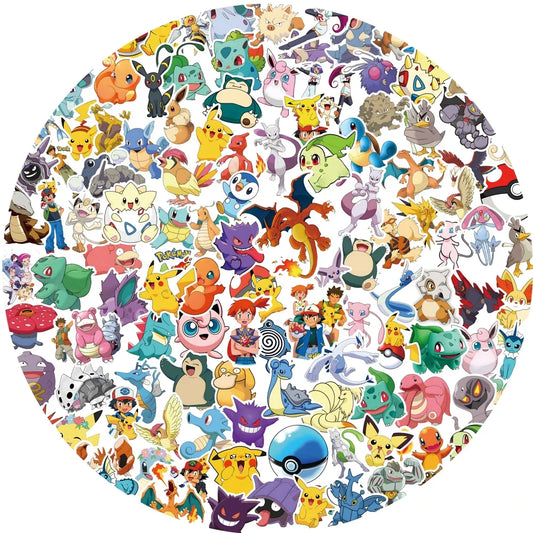 Anime Stickers, 50/100/200PCS Kawaii Waterproof Decals