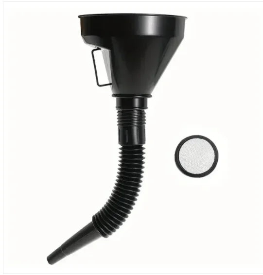 Long Stem Fuel Funnel – Anti-Splash Gasoline Oil Filling Tool