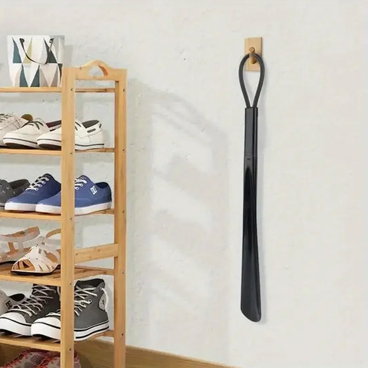Extra Long Handle Shoe Horn – Flexible No Bend Shoe Helper