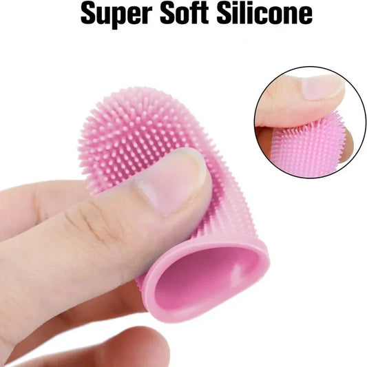 Pet Finger Toothbrush 360° Silicone Tooth Cleaner for Dogs and Cats