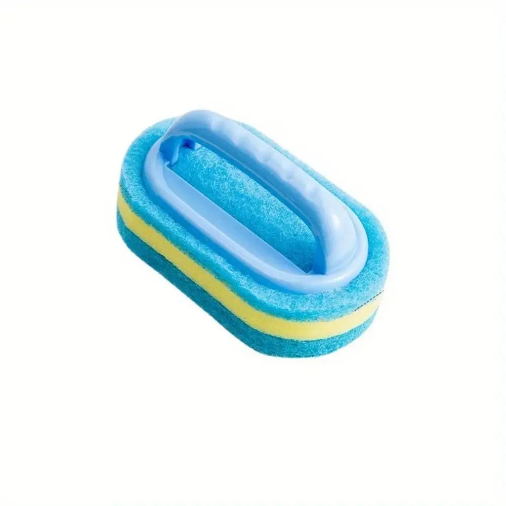 Kitchen Cleaning Sponge with Handle – Easy Grip Scrubber