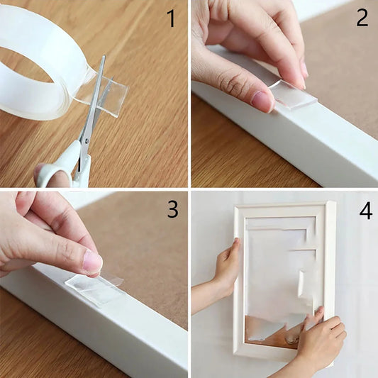 Double Sided Adhesive Tape for Walls, Home & Appliance Mounting