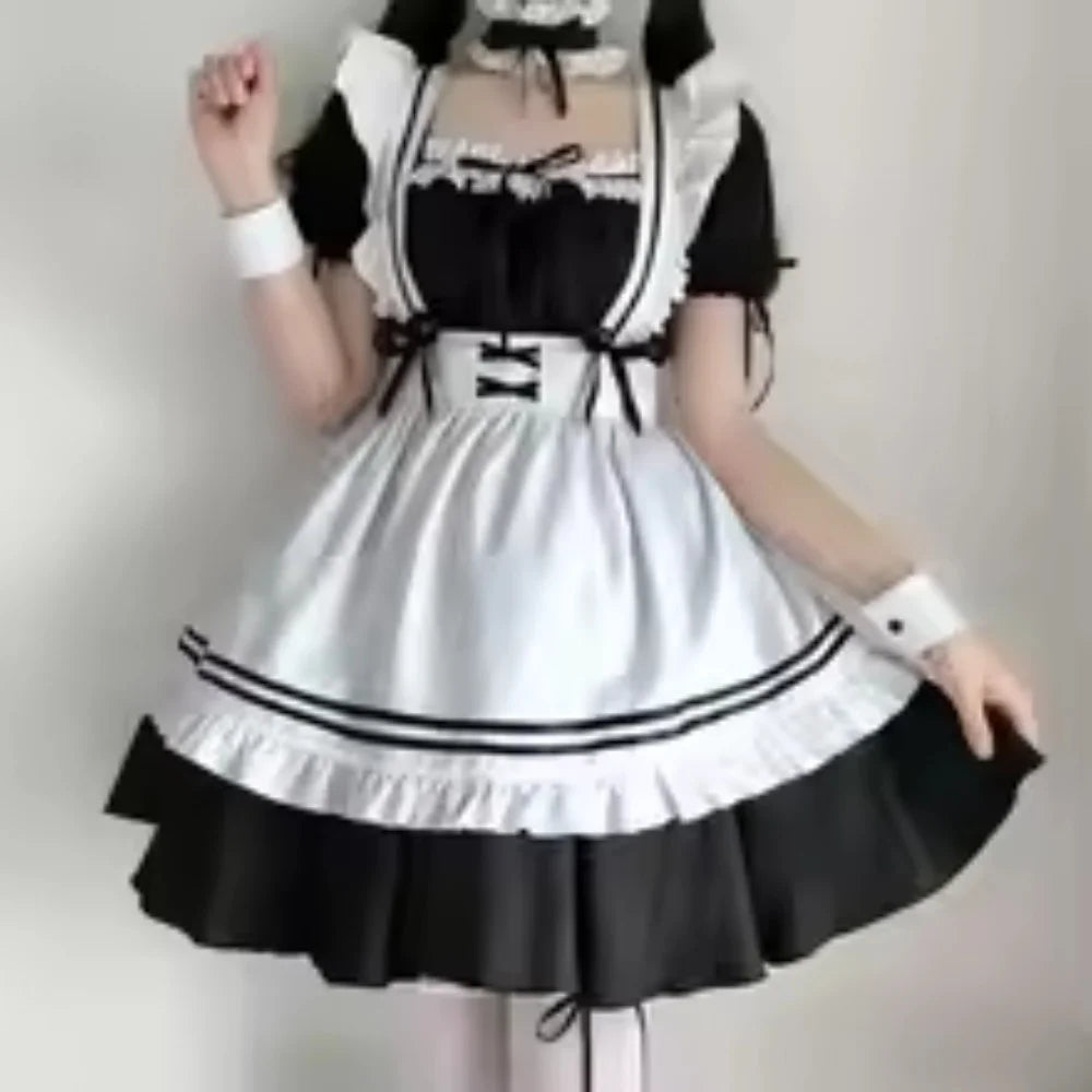 Maid Cosplay Cute Lolita Maid Costumes Women Lovely ostume Animation Show Japan Outfit Dress Plus Size Lolita