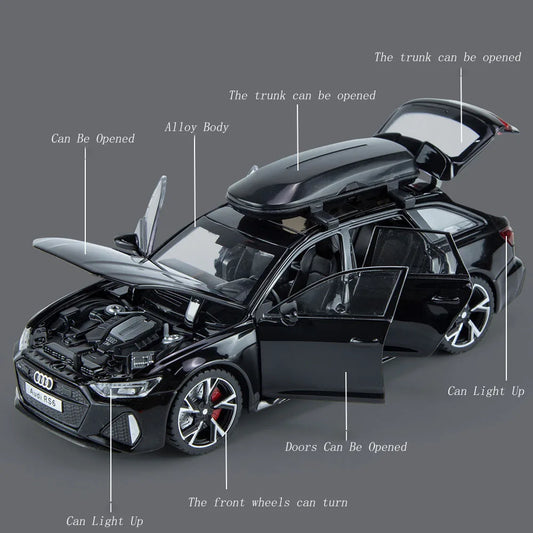Die Cast Model Car 1:32, Alloy Vehicle with Light & Sound