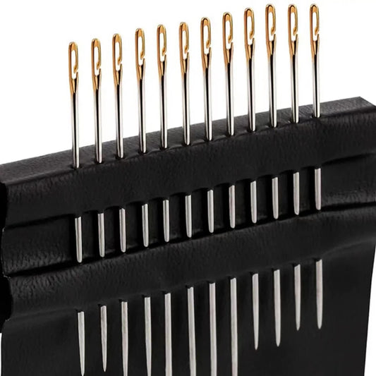 Easy Threading Needles – 12PCS Side Threading Sewing Needle Set