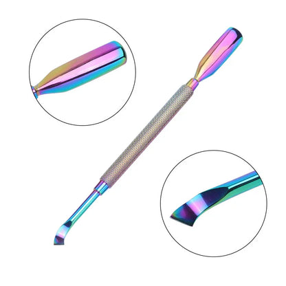 Manicure Nail Care Kit – 4-Piece Stainless Steel Cuticle Tool Set