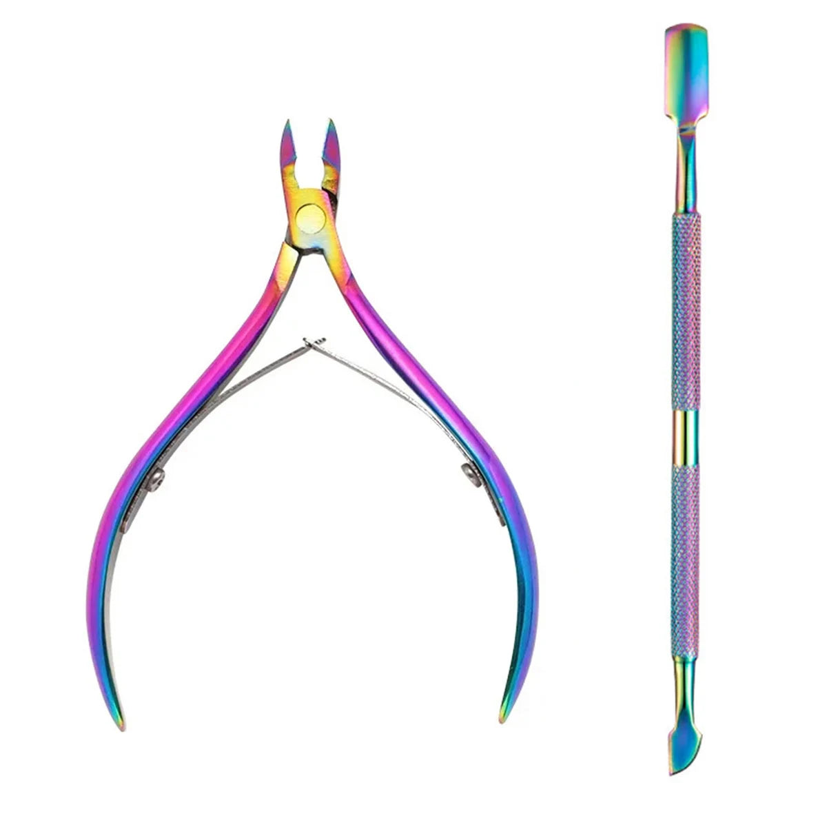 Manicure Nail Care Kit – 4-Piece Stainless Steel Cuticle Tool Set