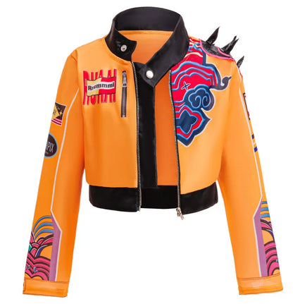 Girls Halloween Costume – Cosplay Top, Shorts & Jacket Set