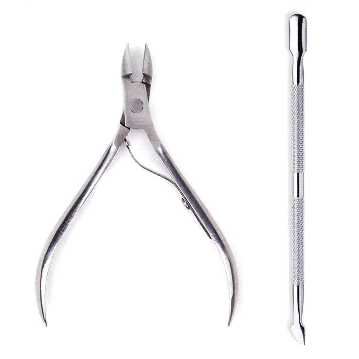 Manicure Nail Care Kit – 4-Piece Stainless Steel Cuticle Tool Set