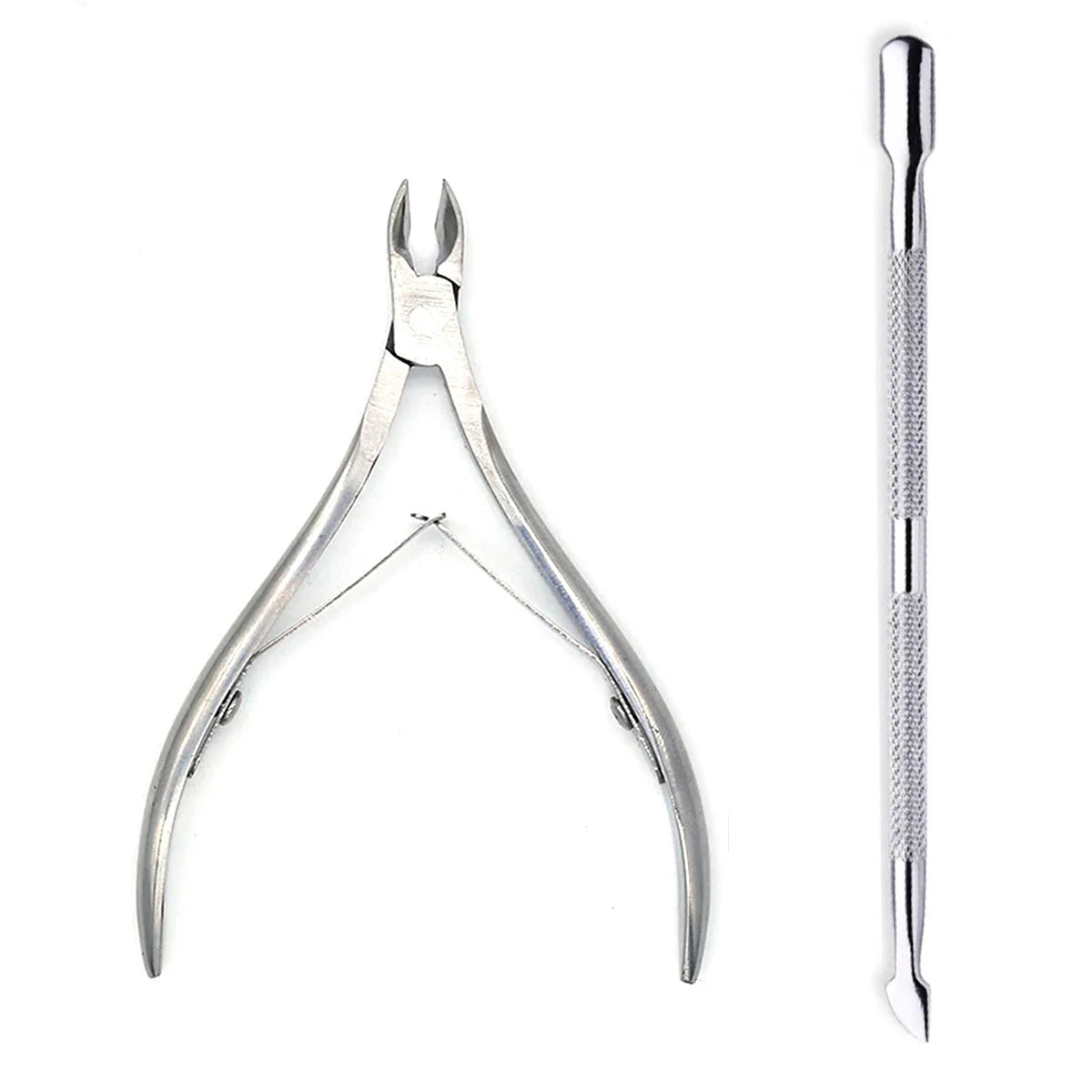 Manicure Nail Care Kit – 4-Piece Stainless Steel Cuticle Tool Set