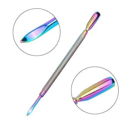 Manicure Nail Care Kit – 4-Piece Stainless Steel Cuticle Tool Set