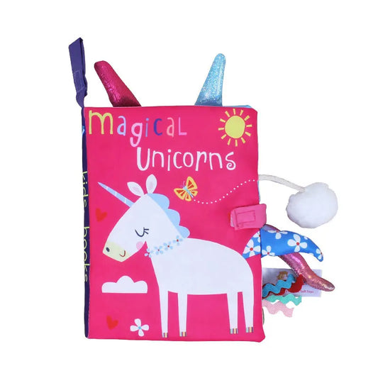 Baby Cloth Book with Crinkle Pages for Early Learning and Play